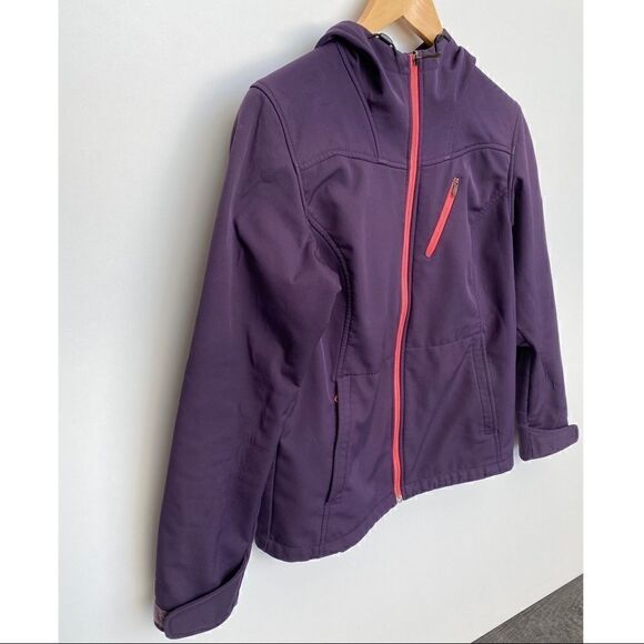 Columbia Women Omni-shield Purple Hooded Jacket - Picture 2 of 13